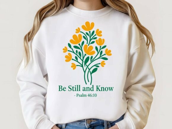 Be Still and Know Psalm 46:10 Graphic Templates