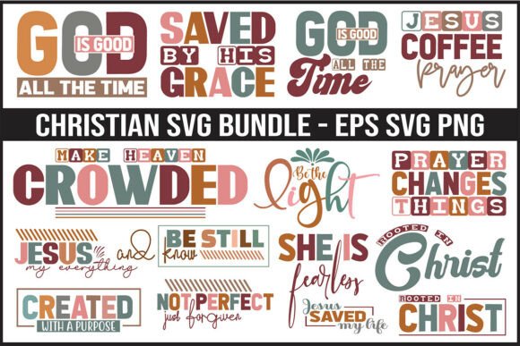 Christian SVG Bundle: Faith & Jesus Crafts