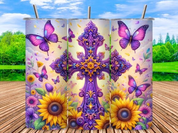 Faith Cross Christian Tumbler Wrap