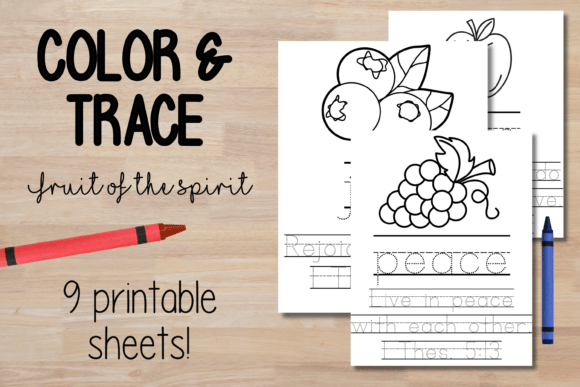 Fruit of the Spirit Color and Trace K