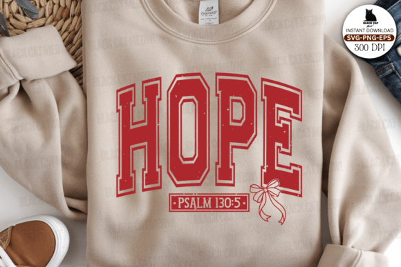 Hope SVG: Christian Crafts & Religious Design Asset