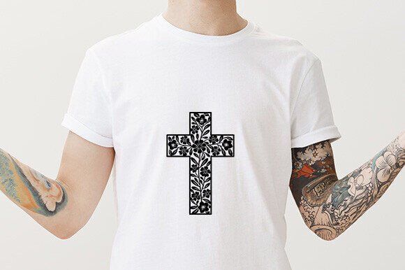 Jesus Cross SVG for Crafts & Digital Products