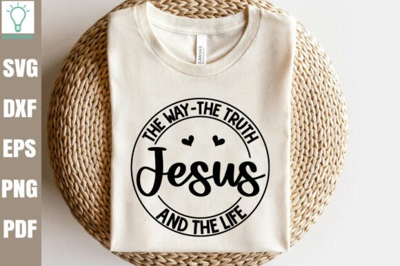 Jesus the Way-the Truth and the Life SVG