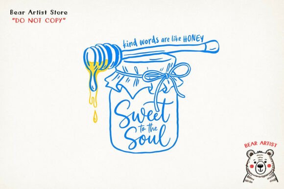 Kind Words Are Like Honey Christian PNG Illustrations