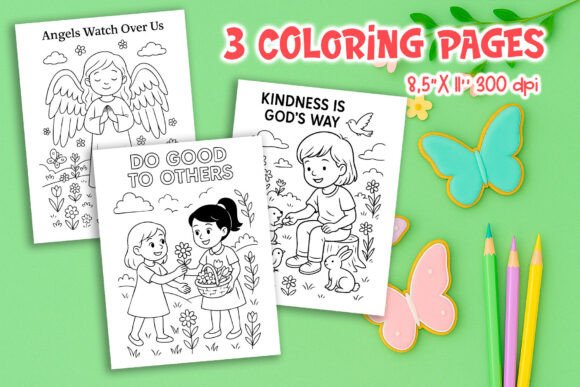 Spring Christian Kids Coloring Pages & Coloring Pages Amp