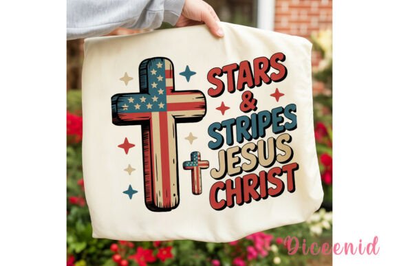 Stars Stripes Jesus Christ PNG Clipart — Illustrations